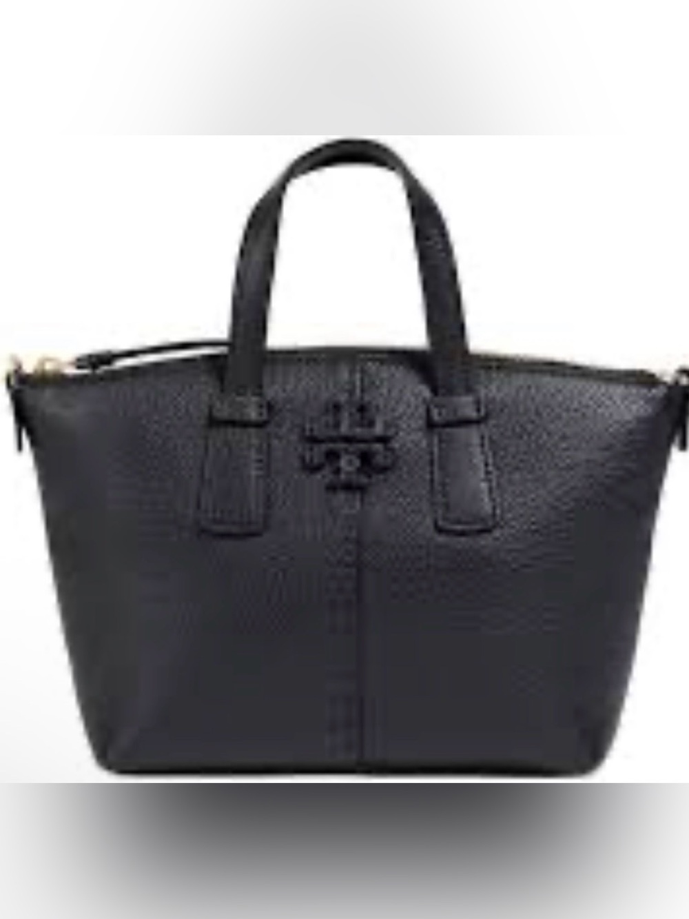 Tory Burch EUC McGraw Top-Zip Satchel